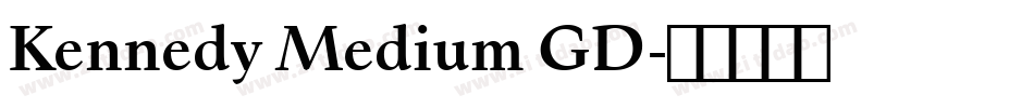 Kennedy Medium GD字体转换